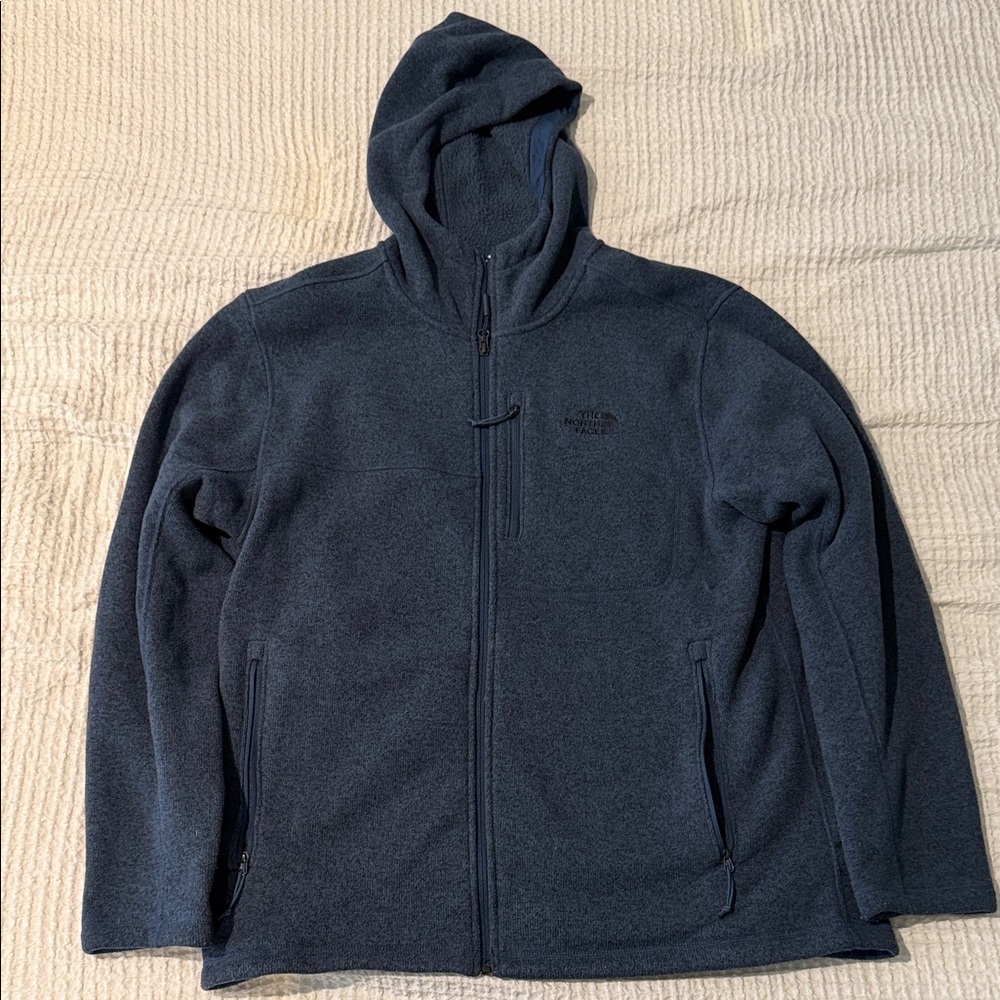 The North Face Dark Blue Hooded Jacket